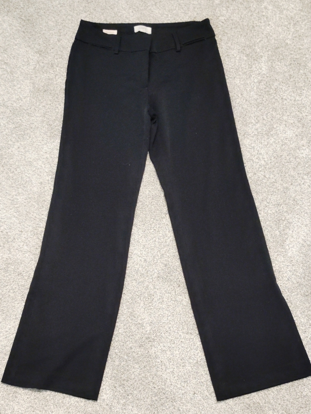 LOFT Black Bootcut Dress Pants